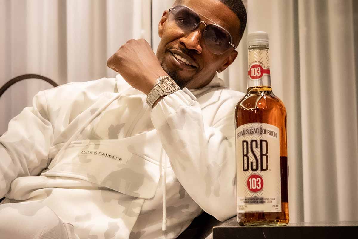 Jamie Foxx and a bottle of BSB 103