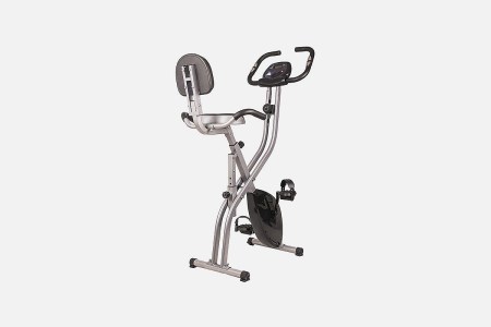 The BalanceFrom Folding Magnetic Upright Exercise Bike, now on sale at Woot