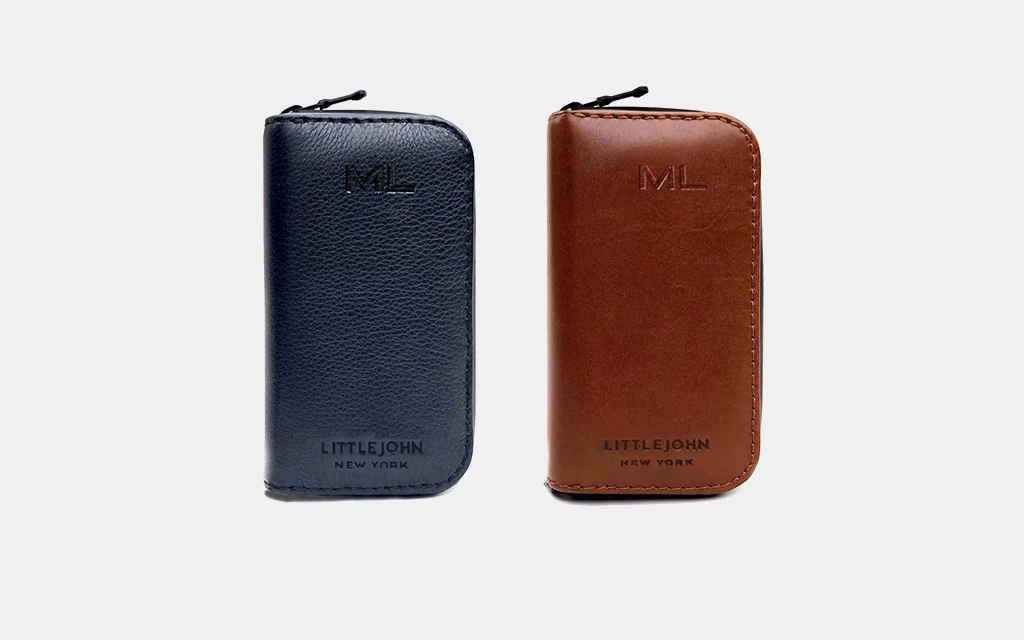 Littlejohn New York Odor-Proof Stow Leather Slim Case