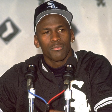 Michael Jordan during his White Sox days