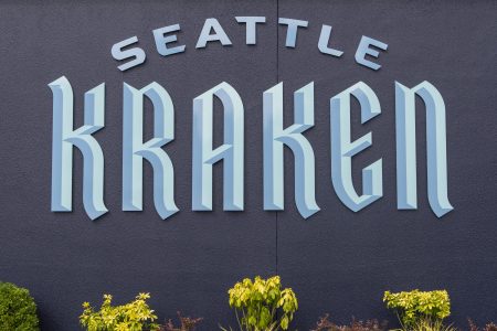 The logo for the Seattle Kraken, the NHL's newest franchise.