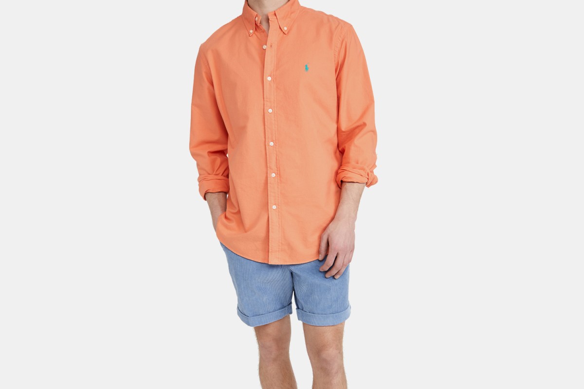 Polo Ralph Lauren Long Sleeve Garment Dyed Oxford Shirt