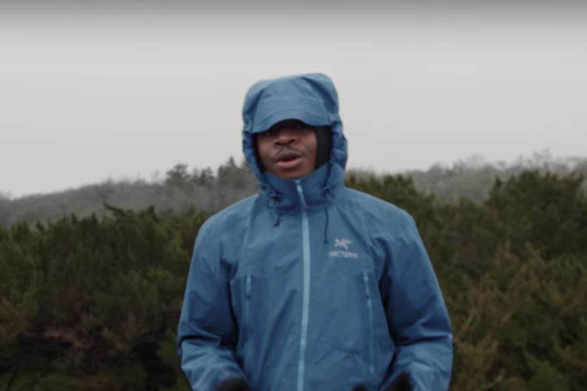 London-based rapper YT in the music video for his song "Arc'teryx"