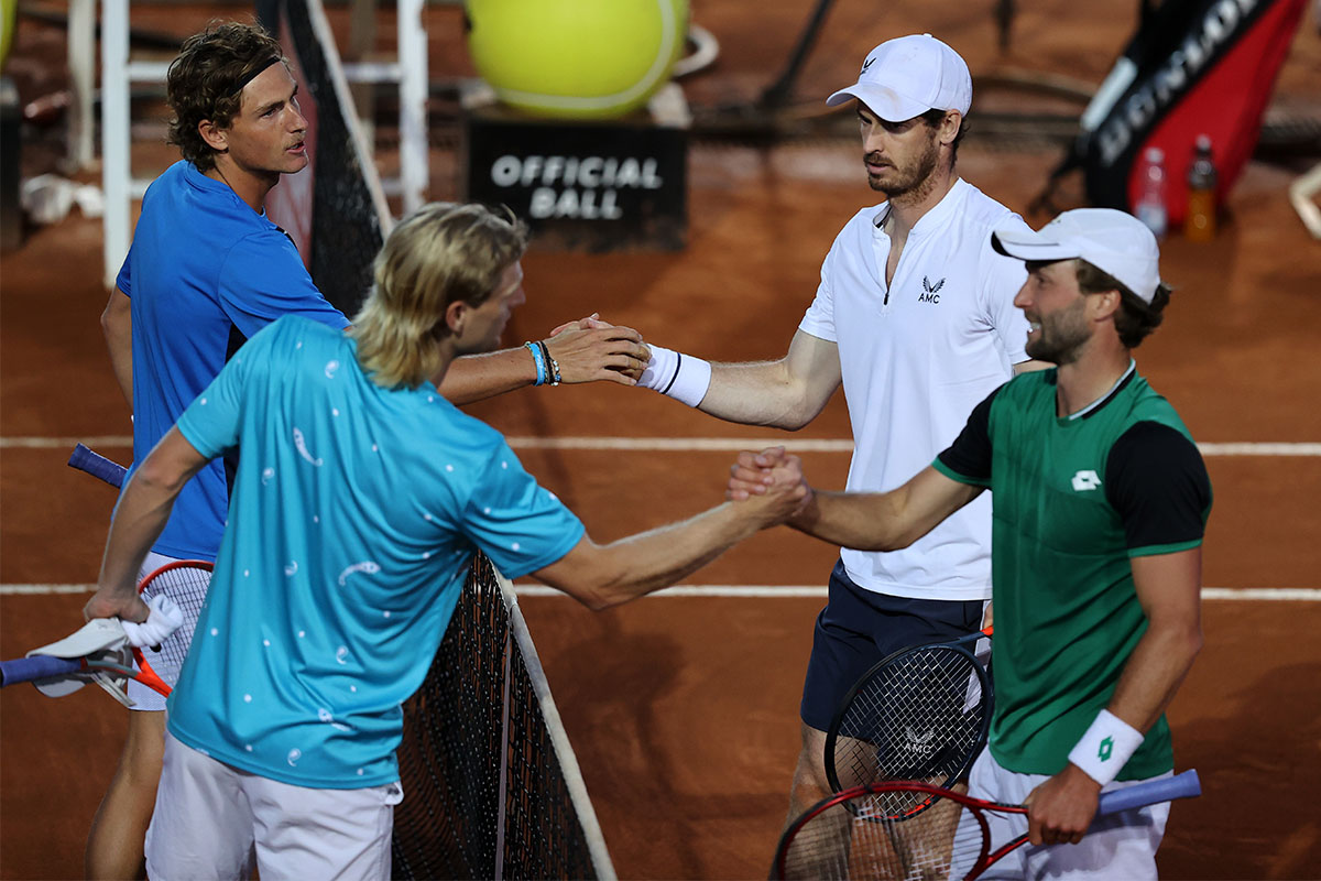 tennis handshake