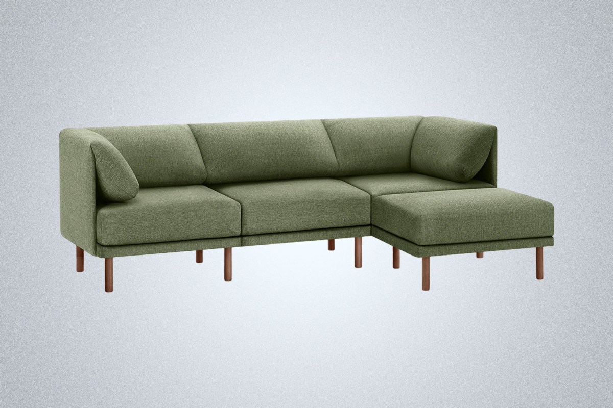 4 Piece Seat Sectional Lounger