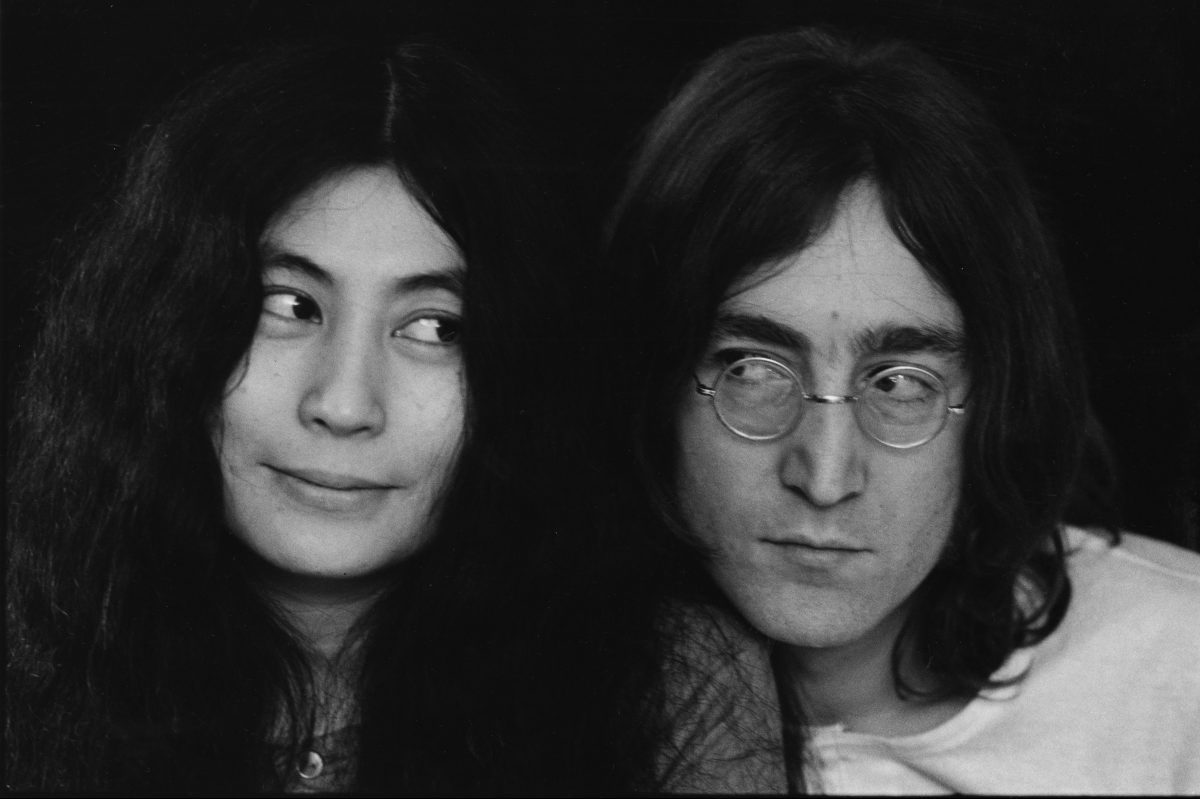 Yoko Ono and John Lennon, December 1968.