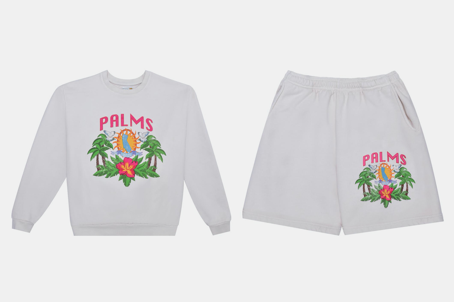 Palms Crewneck and Shorts