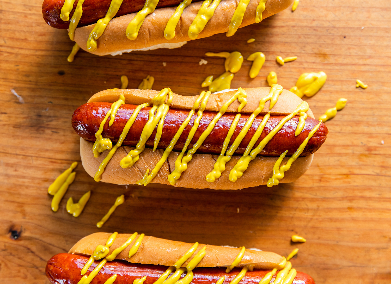 Dry-aged hot dogs.