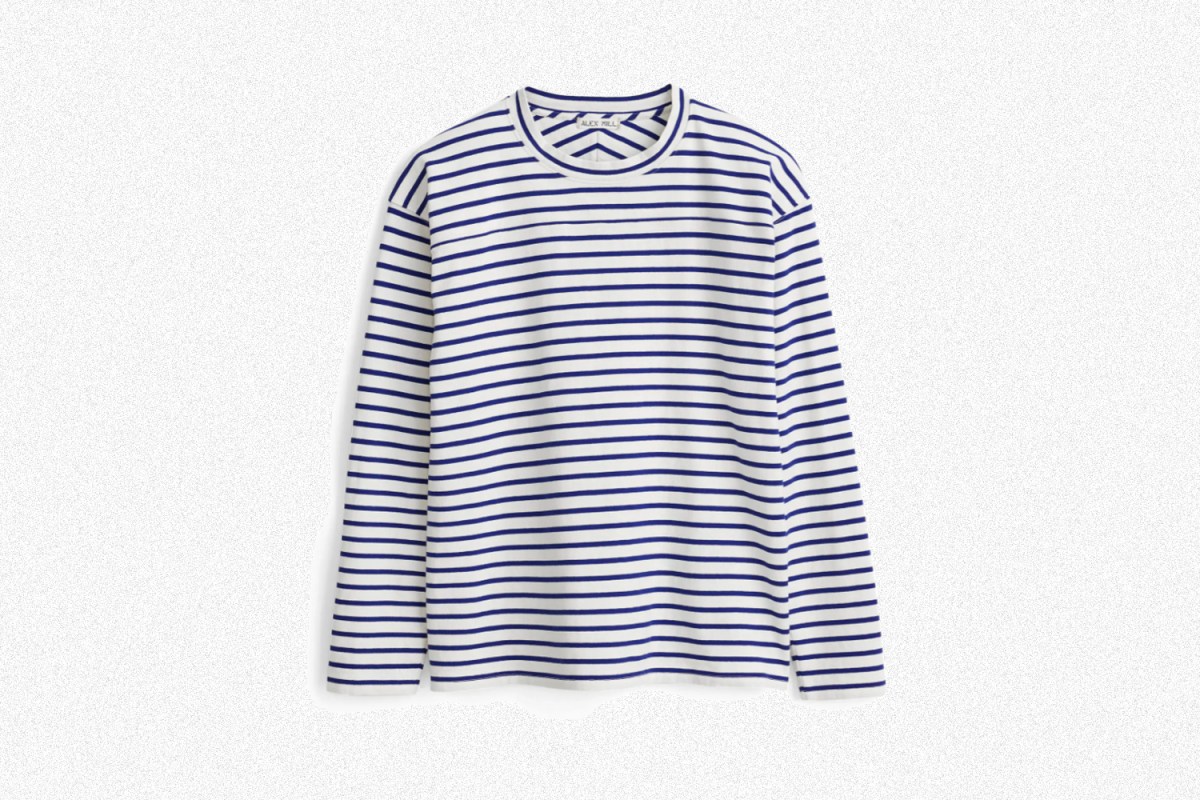 Alex Mill Touch Down Stripe Long Sleeve T-Shirt