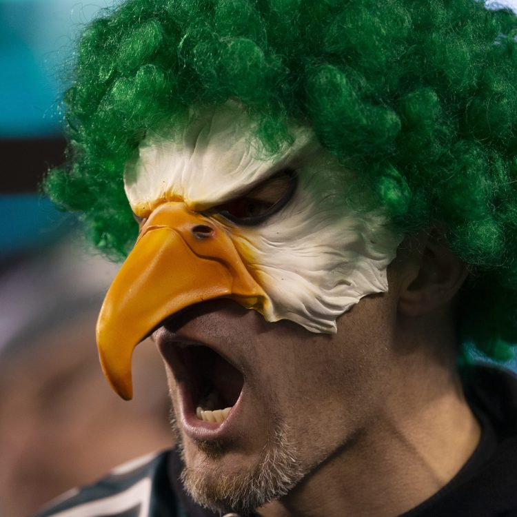 A Philadelphia Eagles fan