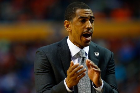 Kevin Ollie, Overtime head coach and director of player development, in 2014 while coaching the Connecticut Huskies