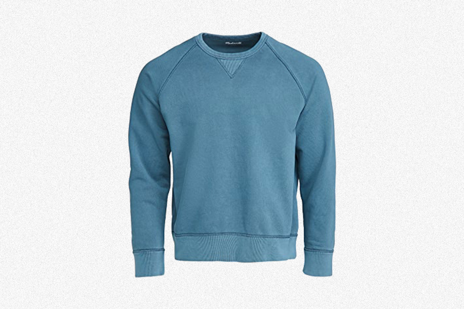Madewell Men's Garment-Dyed Sweatshirt in blue
