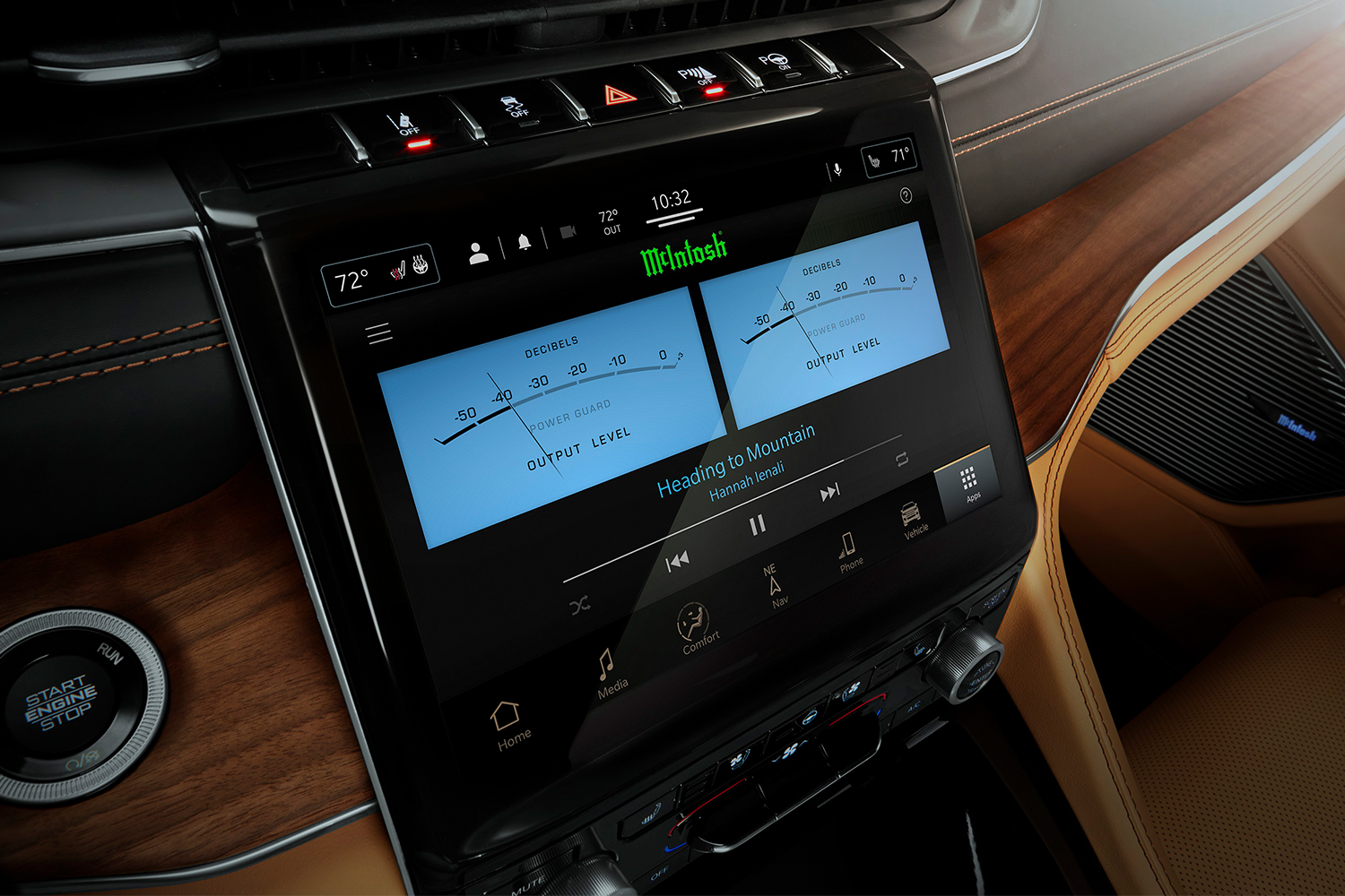 The McIntosh Laboratory sound system in the new Jeep Grand Wagoneer