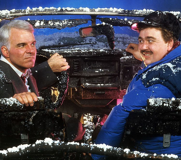 Steve Martin And John Candy In 'Planes, Trains & Automobiles'