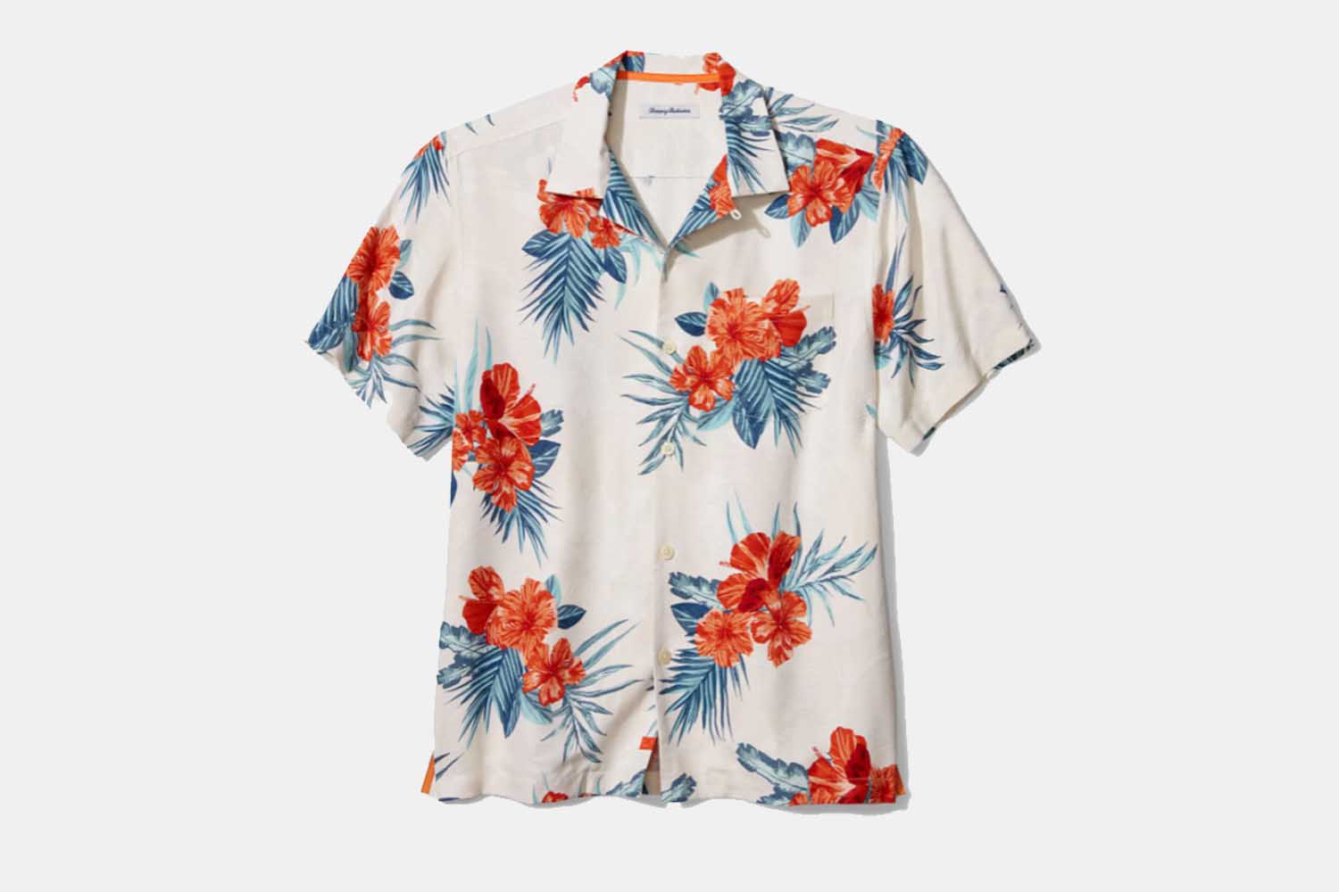 Deal: Save Over $40 on Tommy Bahama’s Vacation-Ready Floral Silk Button-Up