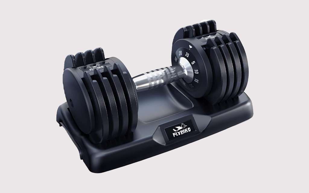 Flybird Adjustable Dumbbell Set from Amazon Prime