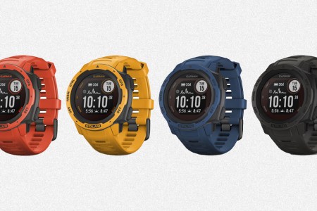 Garmin Instinct Solar outdoor watch in multiple colors
