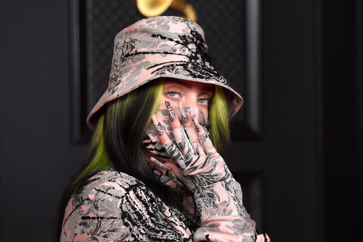 Billie Eilish attends the 63rd Annual GRAMMY Awards at Los Angeles Convention Center on March 14, 2021 in Los Angeles, California.