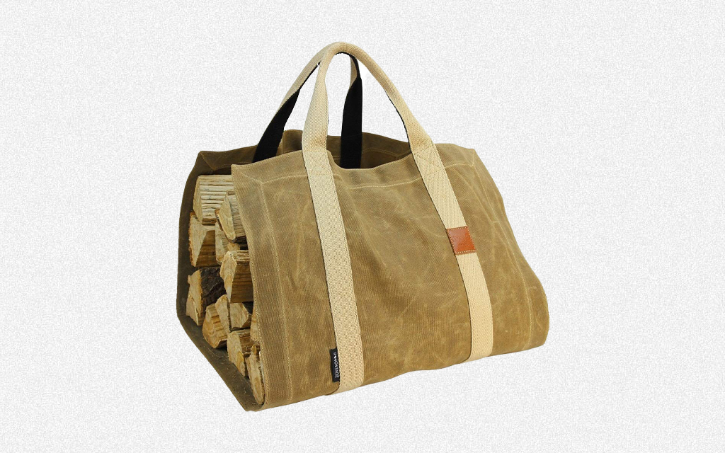 INNO STAGE Waxed Canvas Firewood Log Carrier
