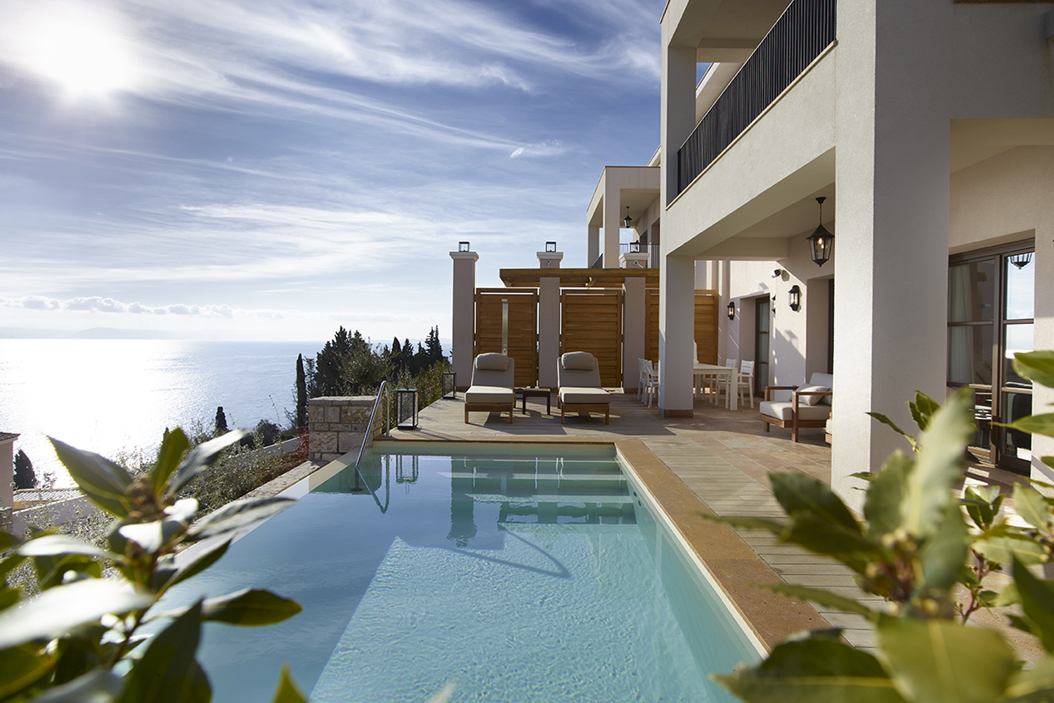 Ionian Two-Bedroom Villa with Pool and Sea View