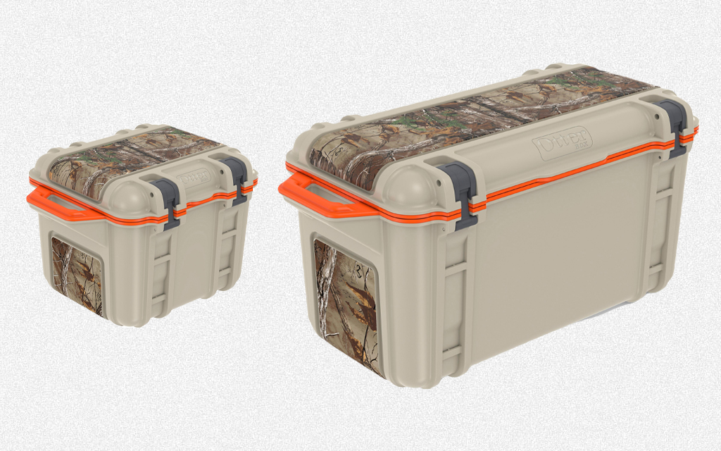 Two OtterBox Venture Coolers in 25 and 65 quart sizes