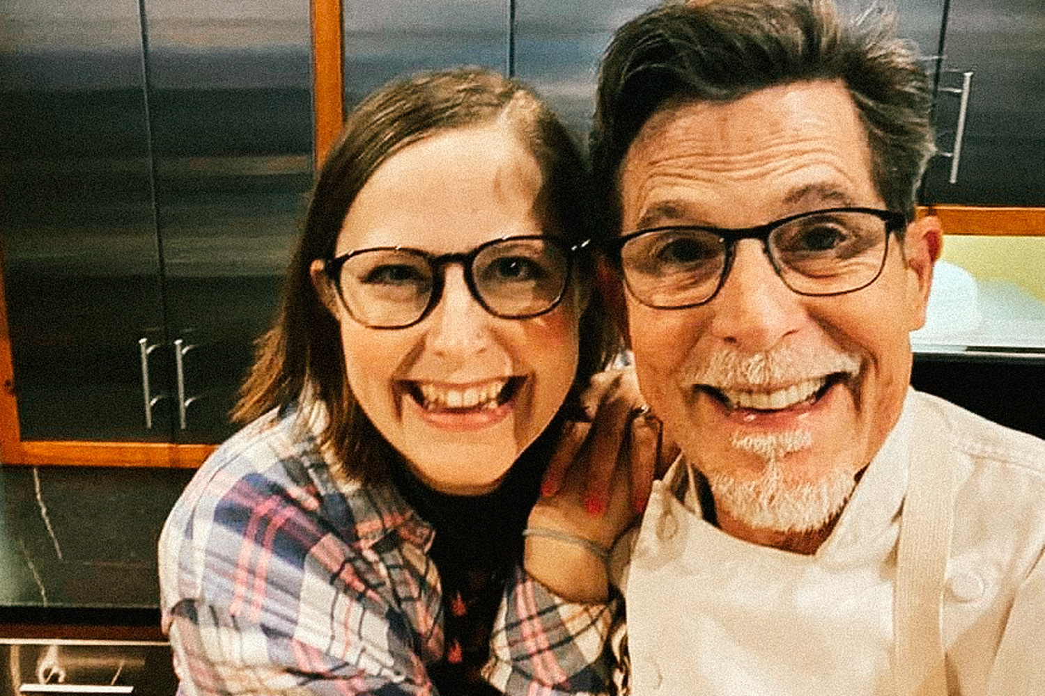 Rick and Lanie Bayless, cooking together for Father's Day