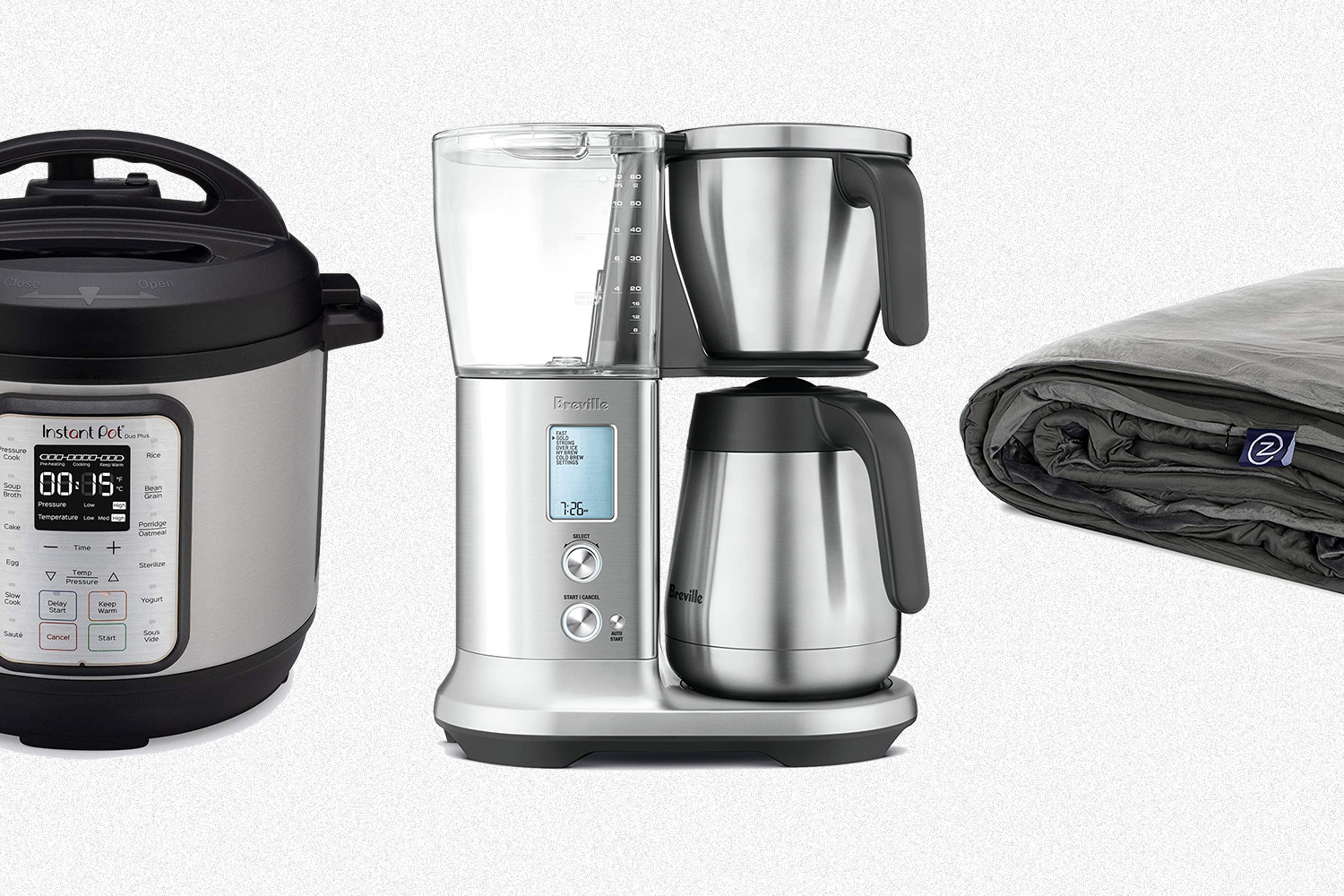 An Instant Pot, Breville coffee brewer and Gravity weighted blanket all on sale for Amazon Prime Day