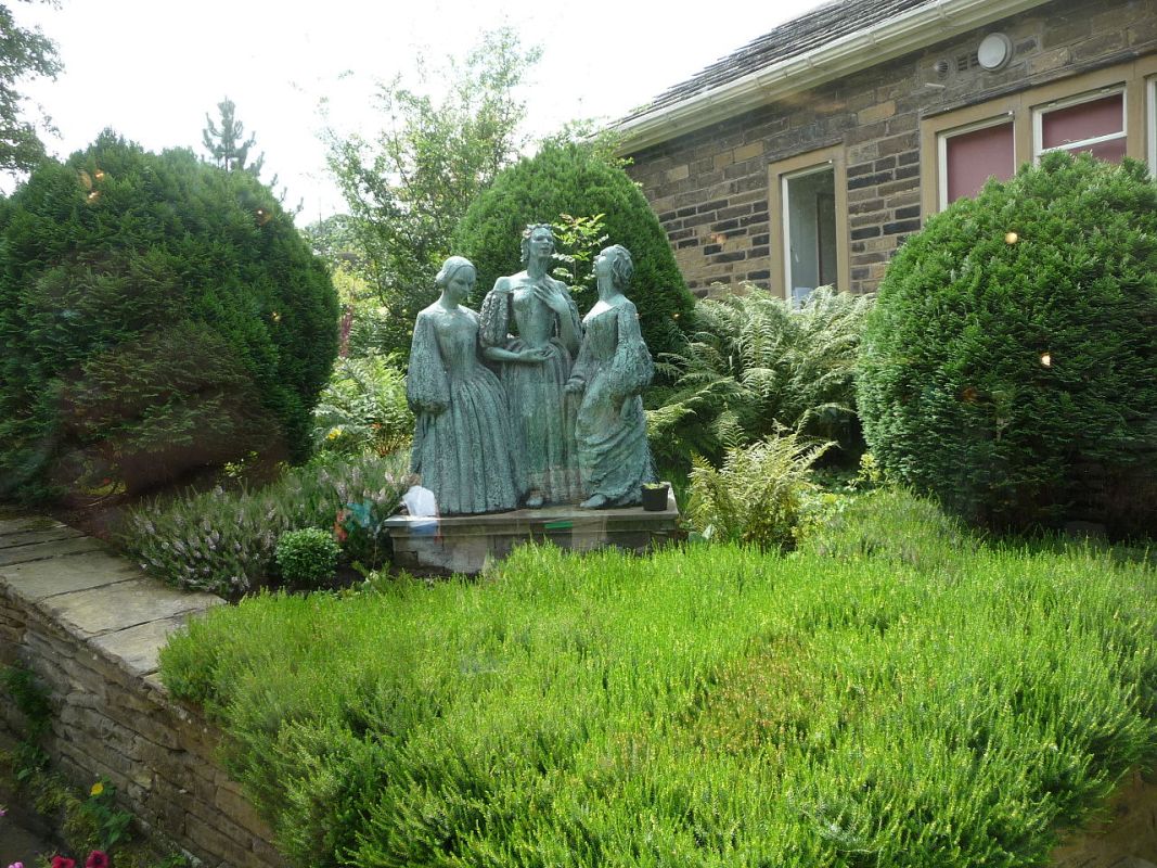 Statue of the Brontë sisters