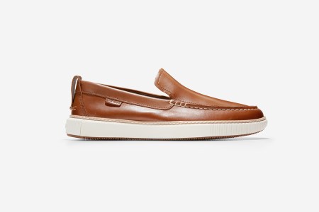 A brown Cloudfeel Weekender Venetian Loafer from Cole Haan