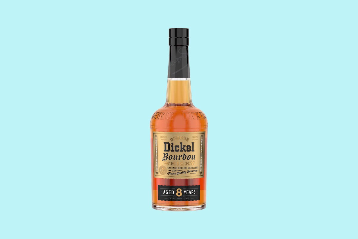 A bottle of Dickel bourbon, a new release from George Dickel, better known for its Tennessee Whiskey