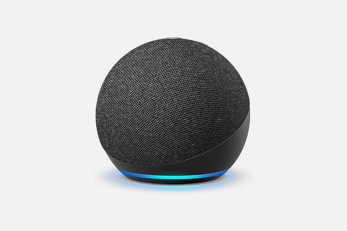 The fourth-gen (202) Amazon Echo Dot speaker, now 50% off at Amazon