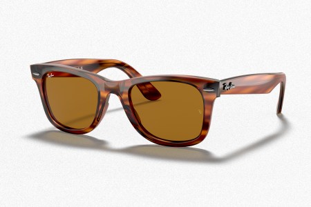 Red Havana Wayfarer sunglasses from Ray-Ban
