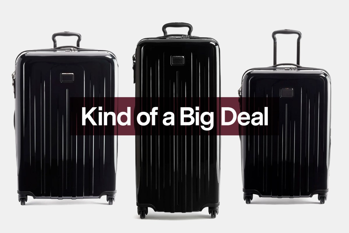 Tumi suitcases will make traveling an ease.