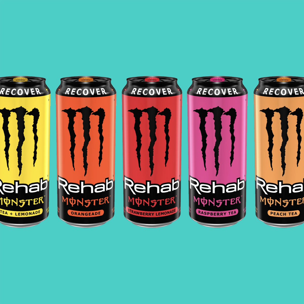 Monster Energy Rehab Monster in various flavors