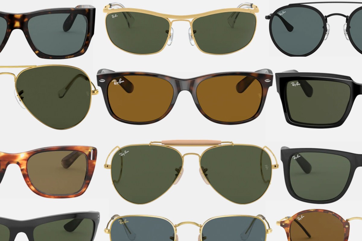 Ray-Ban's styles extend far beyond the Wayfarer and Clubmaster.