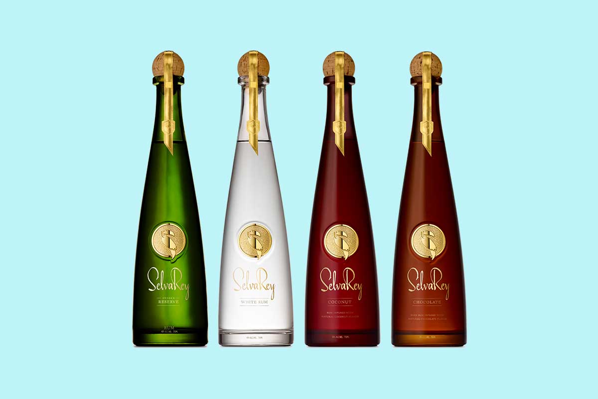 the four expressions of SelvaRey rum, co-owned by Bruno Mars