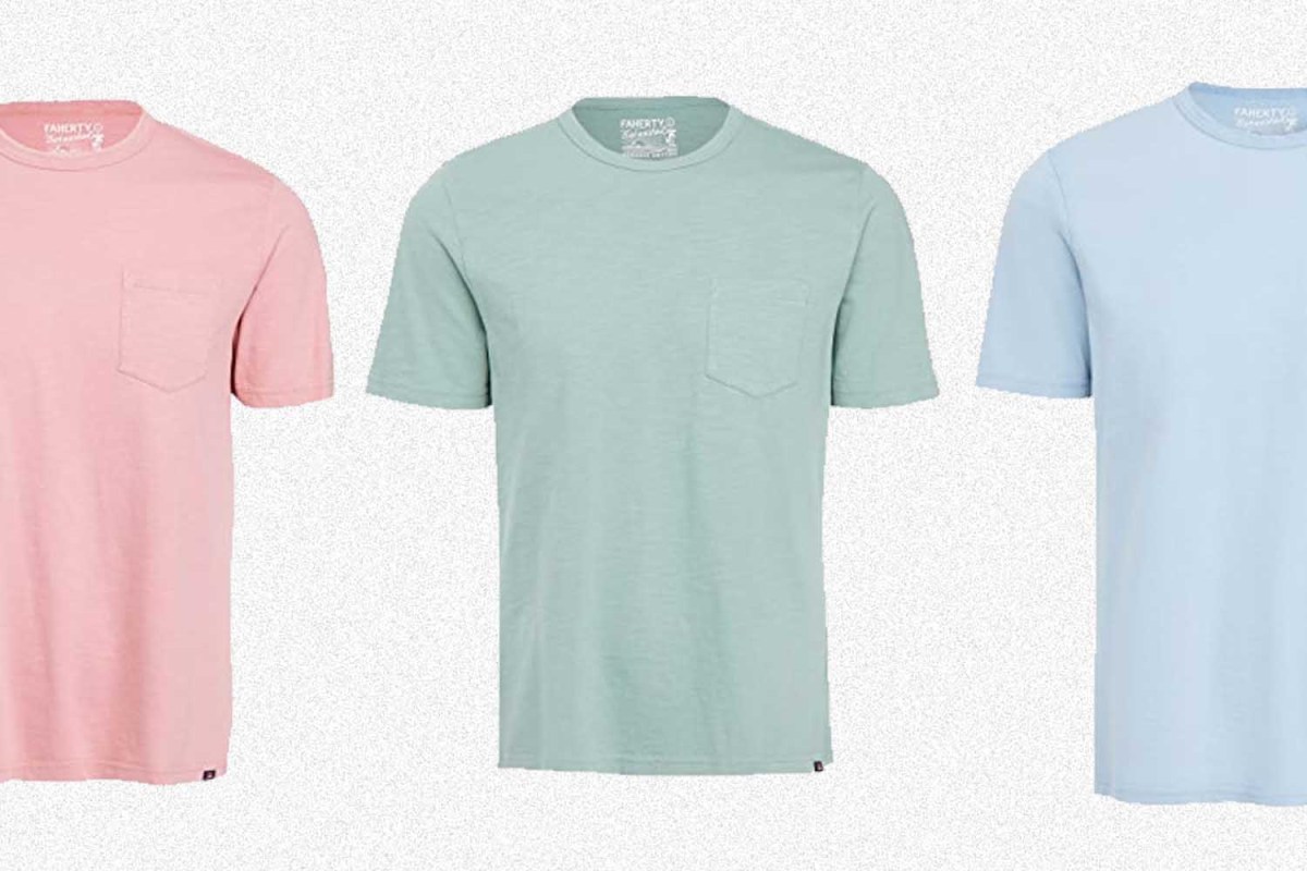 Deal: Faherty’s Classic Crew-Neck Pocket Tees Are 20% Off