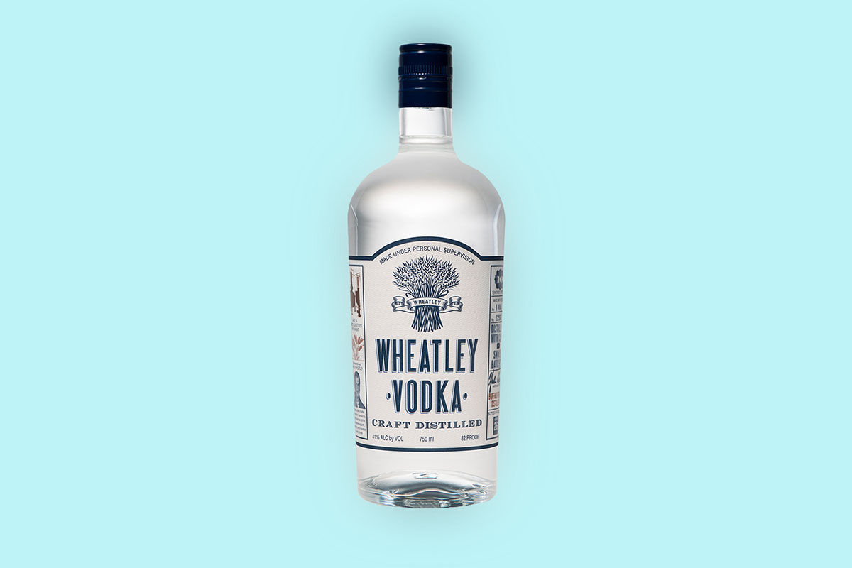 A bottle of Wheatley Vodka, produced by Buffalo Trace