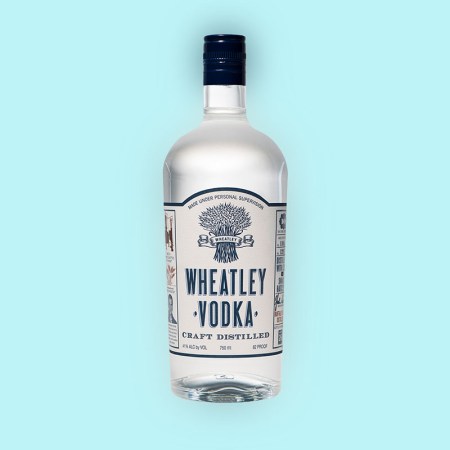 A bottle of Wheatley Vodka, produced by Buffalo Trace