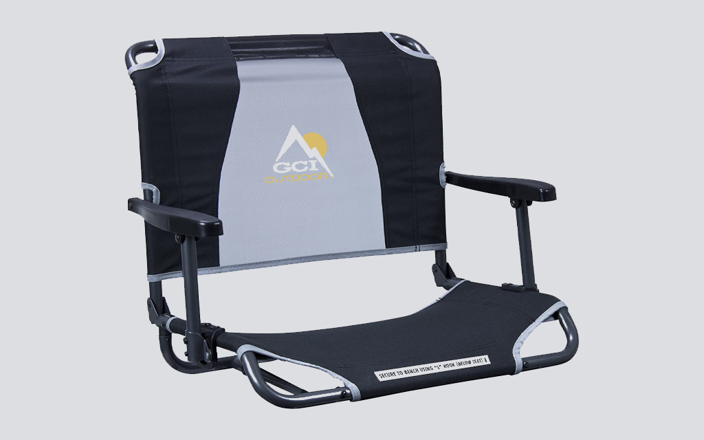 GCI Stadium Chair is the best camping chair for campgrounds and sporting events