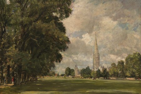 John Constable, Salisbury Cathedral from Lower Marsh Close
