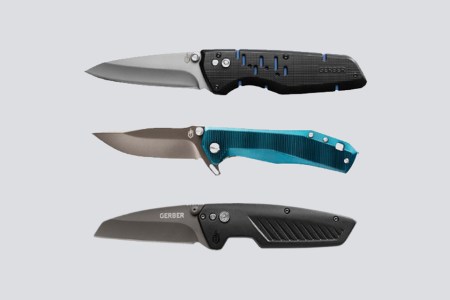 Three different EDC knives from Gerber. All the blades are on sale at REI Co-op.