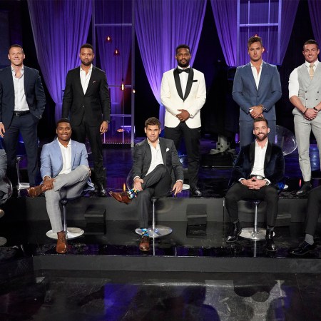 All the male contestants on the "Men Tell All" episode of "The Bachelorette" on ABC with Katie Thurston