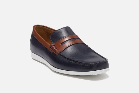 Barca Leather Penny Loafer BRUNO MAGLI, now on sale at Nordstrom Rack