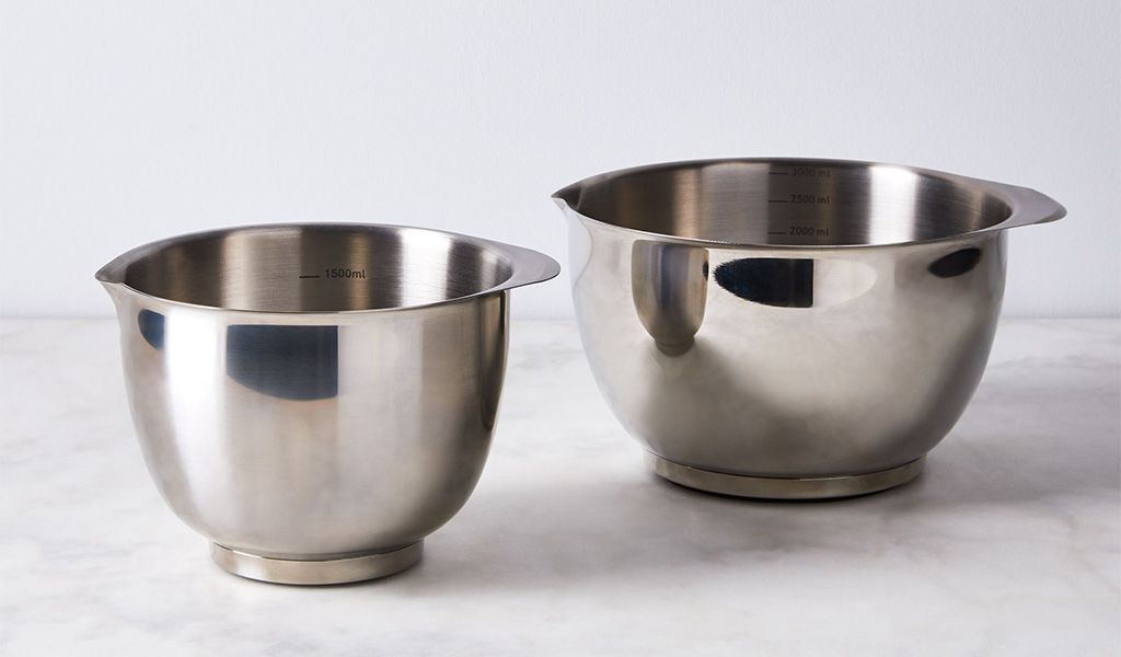 Food52 x Rosti Set of 2 Stainless Steel Margrethe Bowls