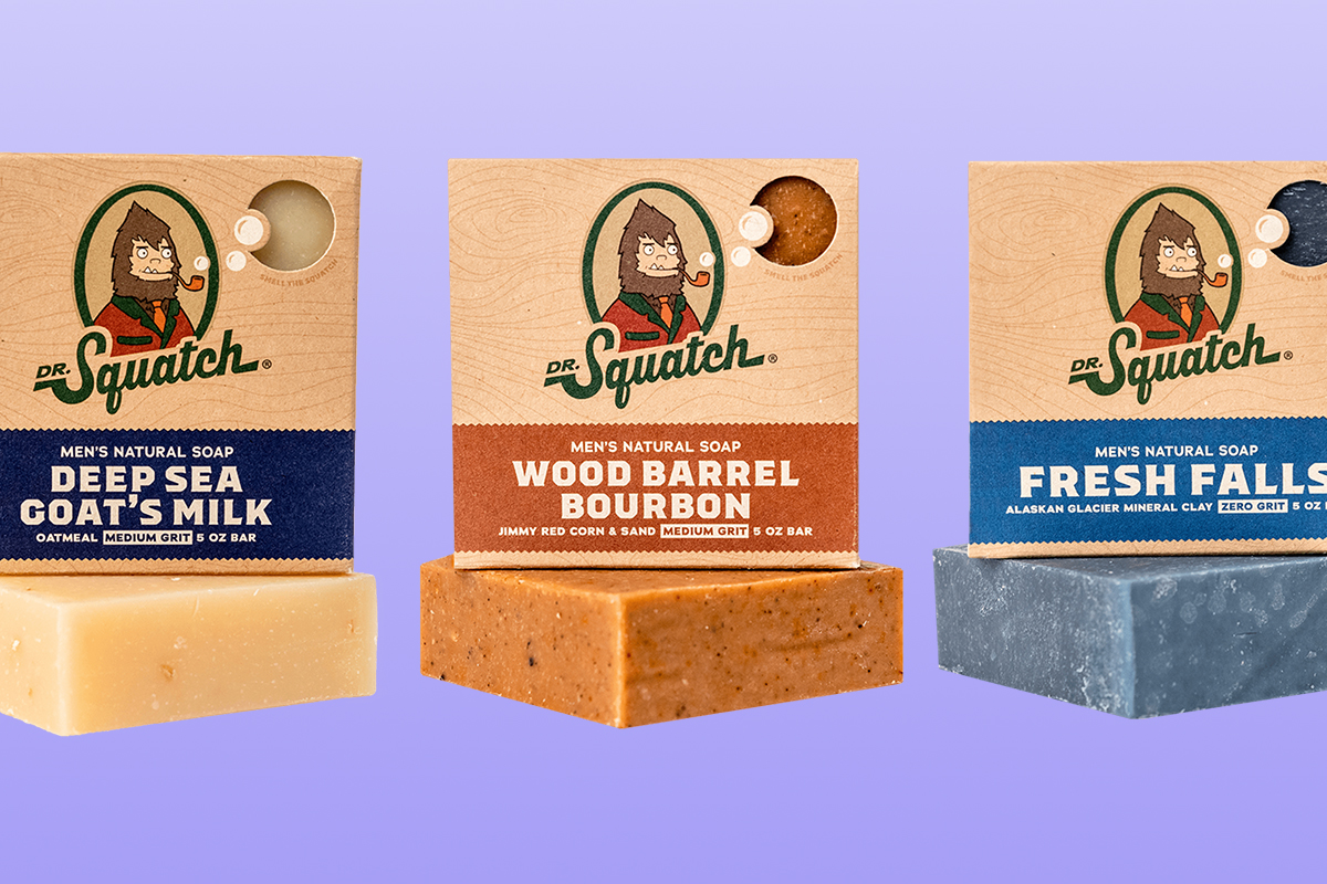 DR. SQUATCH NEW Wood Barrel Bourbon Soap Review 