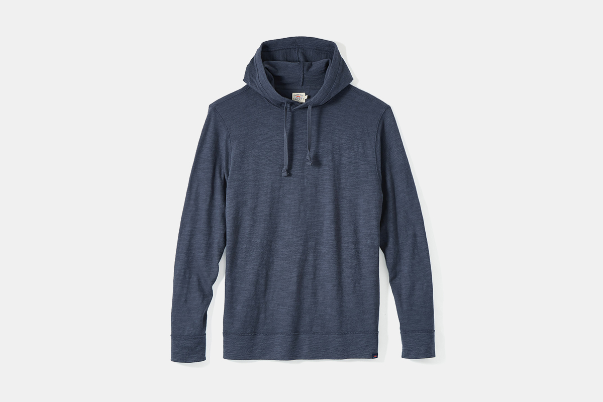 faherty slub hoodie
