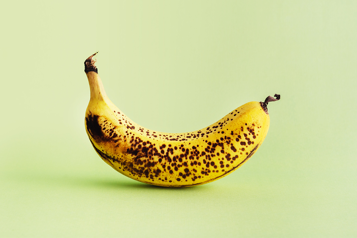 Is a Banana with brown spots most nutritious?