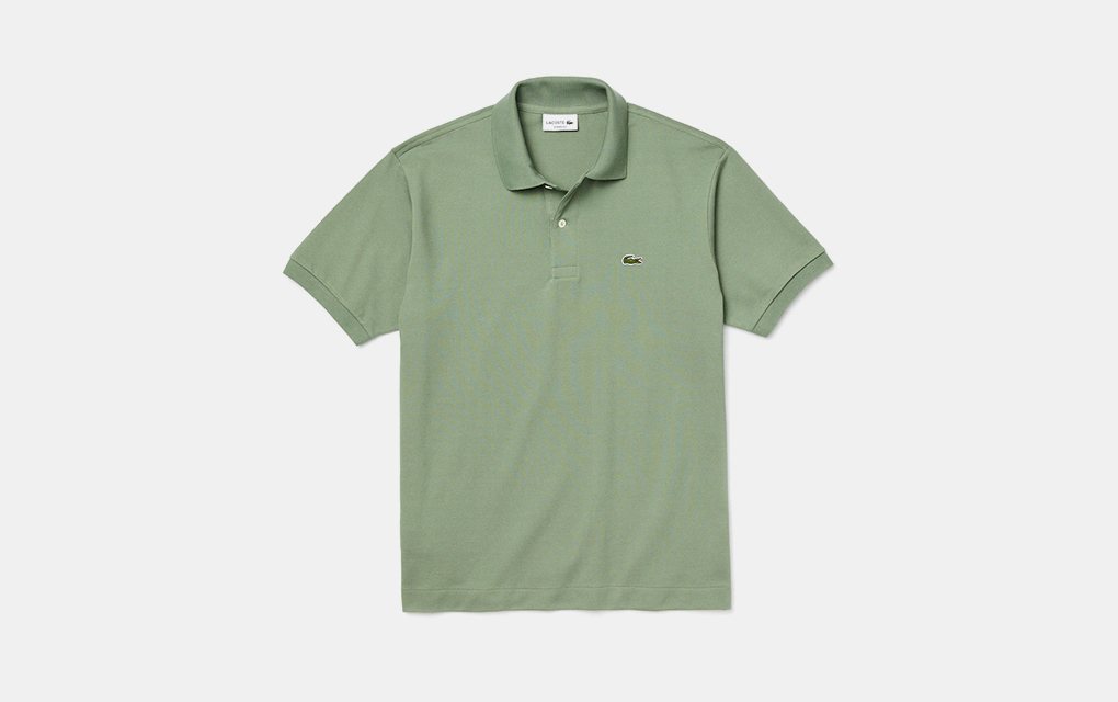 Lacoste Classic Fit Polo in Olive Green