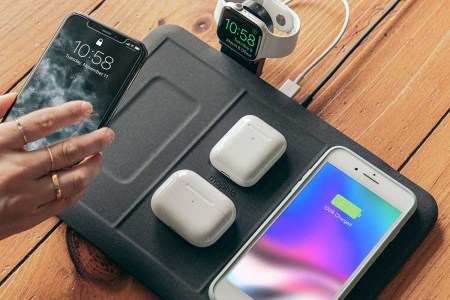 The 4-in-1 wireless charging mat, which charges four wireless devices and one USB device at once, now on sale at Zagg